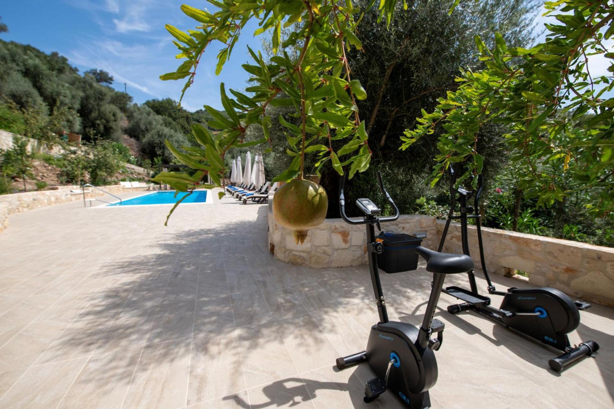 Serenity River Villa Palaiochora Bagian luar foto