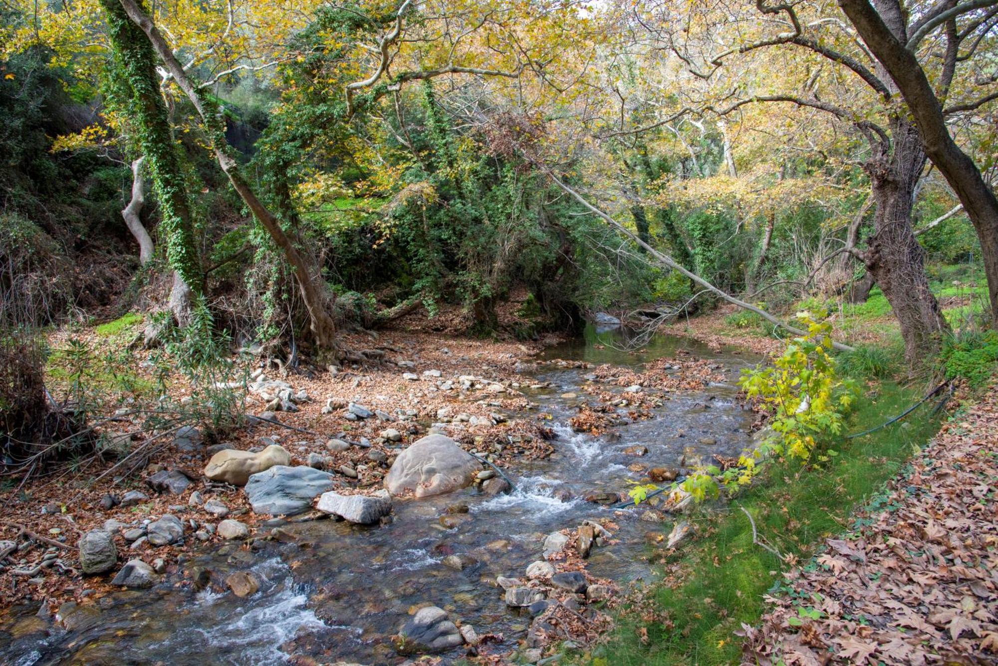 Serenity River Villa Palaiochora Bagian luar foto